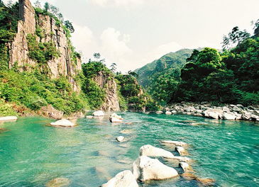 浙西大明山  浙西大峡谷  剑门关  柘林瀑  老碓溪  浙西第一漂---柳溪江漂流二日游